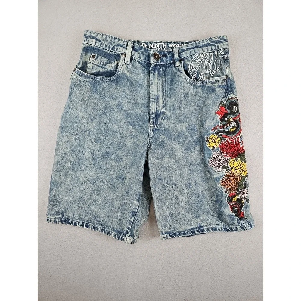 Ninth Hall Waylay Light Blue Denim Shorts Men's Size 30 10